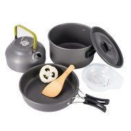 Yours MO-Camping Cooking Set Camping Cookware Outdoor Cookware Set Pots Tourist Dishes Travel Portab