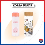 Kakao Friends Apeach 3D Face Clear Water Bottle 500ml / Chunsik Clear Water Bottle 500ml