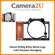 READY STOCK Ulanzi UURig R056 Metal Cage with Wooden Handgrip for Sony ZV1 Camera