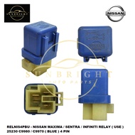 NISSAN MAXIMA / SENTRA / INFINITI RELAY ( USE ) 25230 C9980 / C9970 ( BLUE ) 4 PIN
