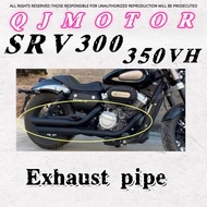 Big sale For QJMOTOR QJ SRV 300 350 VS custom exhaust pipe retro exhaust with DB muffler