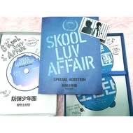 BTS SKOOL LUV AFFAIR(SPECIAL ADDITION) OFFICIAL ALBUM WITH JIN PHOTOCARD + FREEBIES (Unsealed)