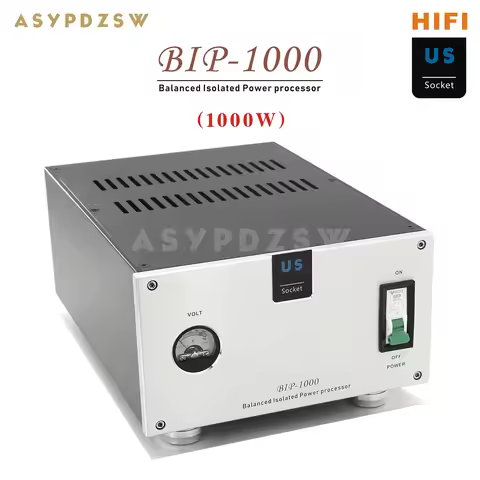 BIP-1000 4 Seats US Socket HIFI 1000VA Toroidal Balanced isolation transformer 1000W AC Power supply