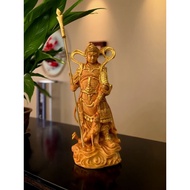 Yaba Wood Carving Yang Yang Erlang God Small Ornaments Household Dharma Protector Statue Nantianmen 