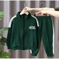 Children's Sports Suit 456/ boys and girls jacket suit gameSQUID