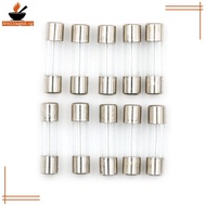 AYellowgod 10pcs Glass Tube Fuse 5mm x 20mm 1.6A T1.6A 250V Slow Blow 1.6Amps SG