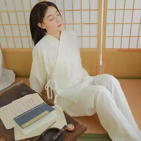 Hanfu Underwear Garment Chinese Traditional Outfit Inner Wears Women Men Tang Suit Ancient Costume M