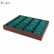 [Predolo] Watch Display Tray 24-slot Green