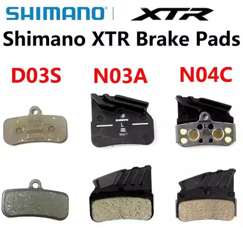 Shimano DEORE xt XTR D03S N03A N04C Resin Metal Disc Brake Pads Cooling Fin Ice Tech 4piston Brake P