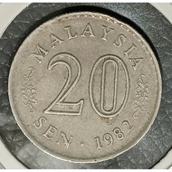 ( Syiling ) 20 Sen 1982 / Malaysia Parliament House