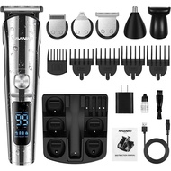 NAVANINO Professional Hair Clippers, Rechargeable Cordless Clippers Hair 
Trimmer Beard Shaver Electric Haircut Kit Wate