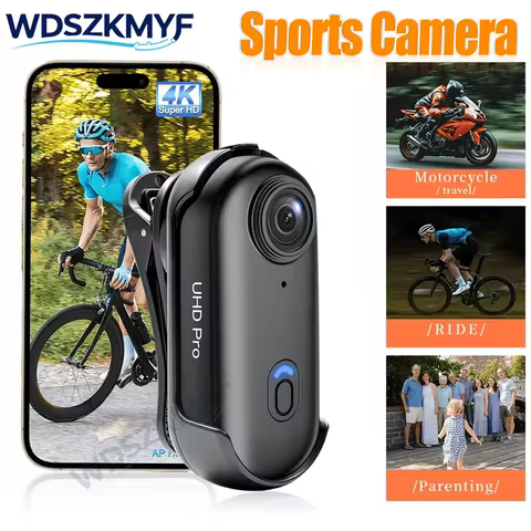 4K 1080P Mini Body Camera Helmet Handlebar Motorcycle Road Sport Cam Battery Body cam POV Vlog Sport