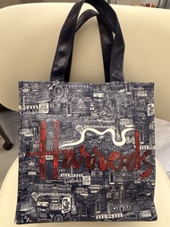 Harrods 倫敦城市印花手提袋