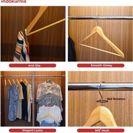 Indokurnia Hanger Kayu Kualitas Premium Terlaris