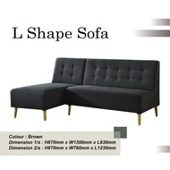 L Shape Sofa Fabric Sofa Set