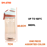 SHOTAY BPA-FREE Water Bottle Premium Plastic Water Bottle Heat Resistant Up to 120°C