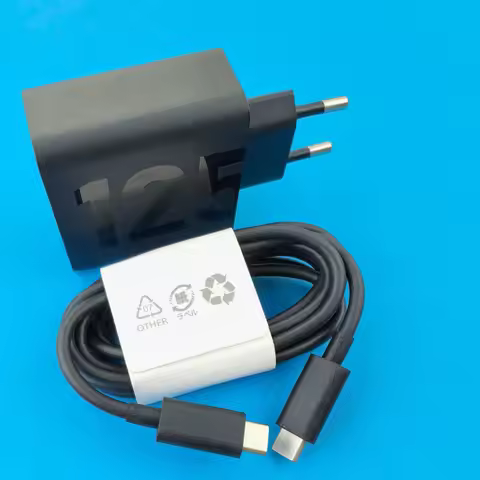 For Motorola 125W Charger EU PD Fast Power Adapter 6A USB Type C Cable For Moto X50 X40 X30 S30 S50 