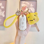 适用雅迪电动车钥匙保护套冠能m5/e8/q6/m6/m3/t5/m2s/dm6遥控扣Applicable to Yadi Electric Vehicle Key Protective Cover C