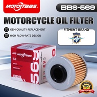 Motorcycle Oil Filter BBS-569 For MV Agusta 800