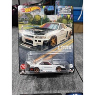 ER34 WHITE | HOT WHEELS | BOULEVARD | PREMIUM DIECAST 1/64