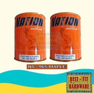 BOYSEN - NATION NS-965 QDE FAST DRYING ENAMEL MAPLE 1 LITER