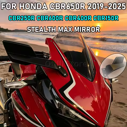 CBR250R CBR600R Motorcycle Wind Wing Adjustable Side Rearview Mirror For Honda CBR 650R 2019-2025 CB