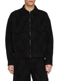 THE VIRIDI-ANNE EMBROIDERED STRIPE JACKET