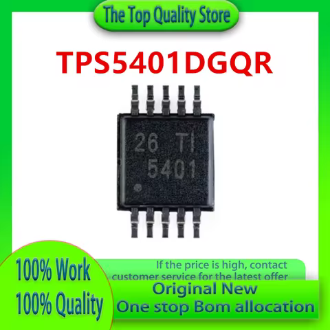 10PCS/100PCS 100% New TPS5401DGQR TPS5401 5401 MSOP-10 IC Chips