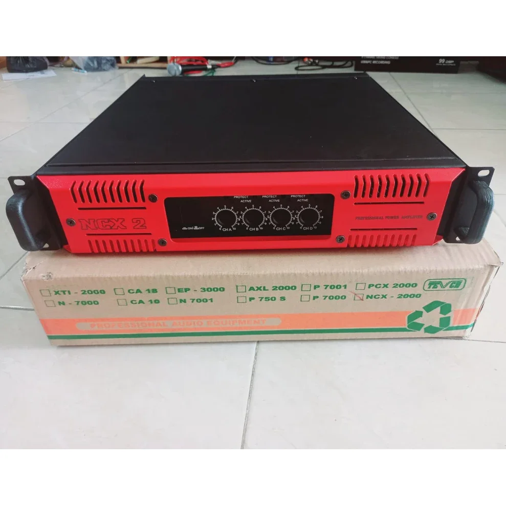 Bok power amplifier NCX2 2U 4chanel NCX-2 NCX 2000 4 ch bahan tebal