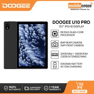 Doogee U10 Pro Tablet | 20GB RAM (+12GB Extended) + 128GB | Quad-Core RK3562 | 10.1” IPS HD Display 