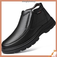 Zip On Safety Shoes | Men Best Quality Safety Boots  | Steel Toe Besi Kasut Safety Zip On