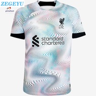 2024 New Liverpool Fan Commemorative Liverpool Home Jersey Football Quick Dried Sweatshirt Sports Short Sleeve Quick Dried T-shirt