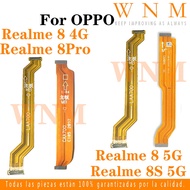 For OPPO Realme 8 Realme 8 Pro 8Pro 8s 4G 5G LCD Display Main Board Motherboard Connect Flex Cable