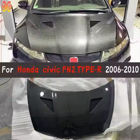 For Honda Civic FN2 TypeR Modified Engine Cover MUGEN Infinite Carbon Fiber Headcover