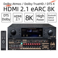 7.1 Home Theater Amplifier Flagship AV Receiver 600W High Power Upgrade HDMI 2.1 eARC 8K Dolby Atmos