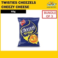 [Bundle of 3] Twisties Cheezels Cheese 60g - Expiry 14 June 2026