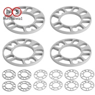 4Pcs Aluminum Wheel Spacers Shims Plate Auto Wheel Spacers Stud for 4X100 4X114.3 5X100 5X108 5X114.3 5X120