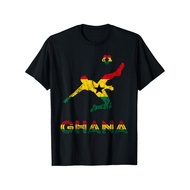 KATUN Ghana Football Men's T-Shirt, Ghana Flag, Cool Cotton, Casual S-XXXL