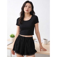 Women's Shorts with Anti-Exposure Design Hs-611