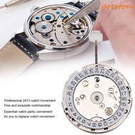 PRESTON 2813 Watch Movement, White Movement 3 Pin Design Automatic Mechanical Movement, Single Calen
