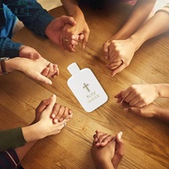 【B&A】 2/3Pcs Creative Jesus Cross Pattern Holy Water Bottle Sturdy Portable Prime Church Holy Water 