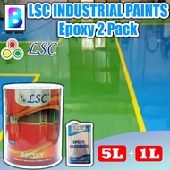 LSC 5 Liter Epoxy Floor Paint &amp; Epoxy Sealer ( FLOOR COATINGS / INTERIOR / EXTERIOR HEAVY DUTY)