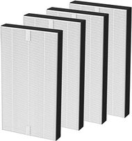 4 Pack F1 True HEPA Repalcement Filter Compatible with 3M Filtrete Room Air Purifier Models FAP-C01-F1,FAP-T02-F1, FAP-C01BA-G1, FAP-T02WA-G1, FAP-ST02W and FAP-ST02N
