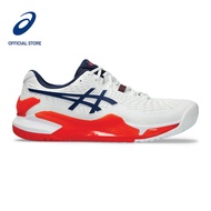 ASICS Men GEL-RESOLUTION 9 WIDE Tennis Shoes in White/Blue Expanse