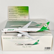 NG Models 1: 400 55141 EVA Air B787-9 B-17887 Alloy Airplane Model
