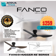 [Installation]FANCO HUGGER SERIES 48 inch with without LED Light Kit 6 Speed Temperature Sensor Control