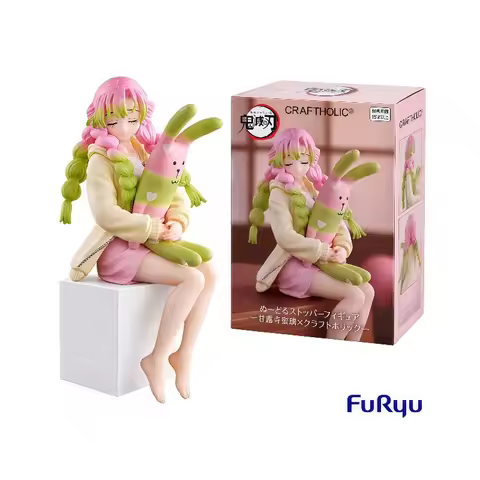 Original Genuine FuRyu Demon Slayer Kanroji Mitsuri Noodle Stopper CRAFTHOLIC Anime PVC Figurine Col