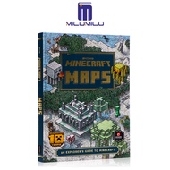 แผนที่ Minecraft: คู่มือการสำรวจของ Minecraft Hardcover โดย Mojang AB หนังสือภาษาอังกฤษต้นฉบับ