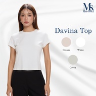 Miss office Short Sleeve Crop Top (MT-365)