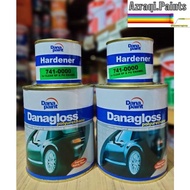 CAT DANAGLOSS PU POLYURETHANE PUTIH DAN HITAM ( 1 KG )-The Paint Spot
